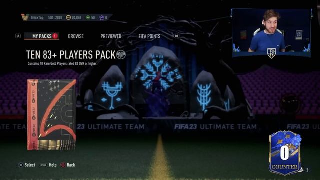 FIFA 23 25 X FREE 83+ X 10 TOTY Upgrade Packs!