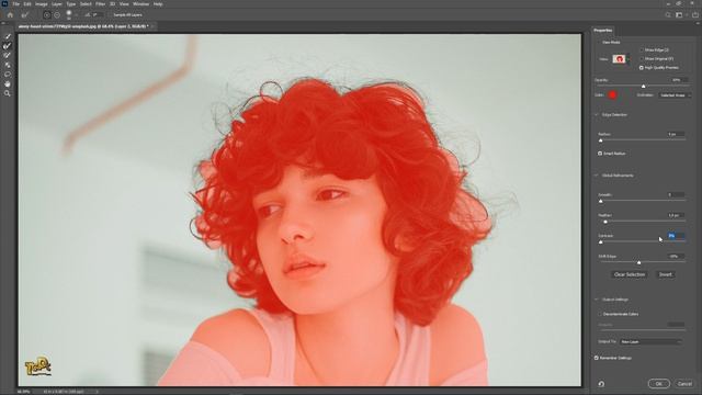 How To Cut Out Hair With Select And Mask In Photoshop Cc 2023 | Cut Our Hair Easily In Photoshop
