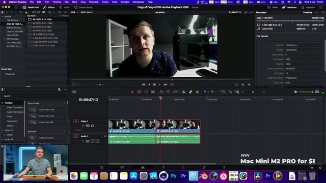 Can This $599 M2 Mac Mini Edit 12K Footage??? | DaVinci Resolve Video Editing TEST