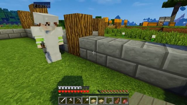 НАЧИНАЕМ СТРОИТЬ ДОМ! ВОЗВЕЛИ СТЕНЫ! ВАНИЛЬНОЕ ВЫЖИВАНИЕ НА СЕРВЕРЕ В МАЙНКРАФТ #6