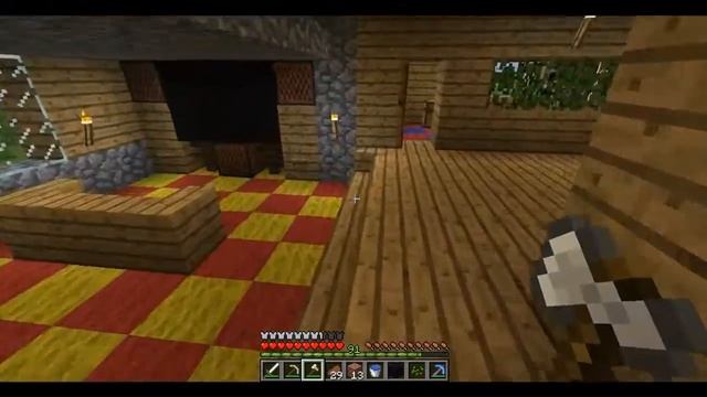 Minecraft выживание 7 Портал в адновая баня..
