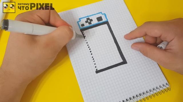 Нинтендо Свитч рисуем по клеточкам (Nintendo Switch)PIXEL ART