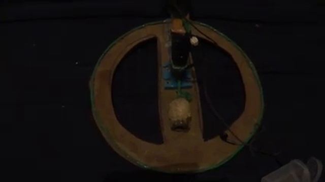 металлоискатель бабочка одна катушечная первый мой аппарат .