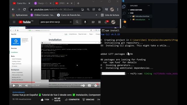 first steps in vue