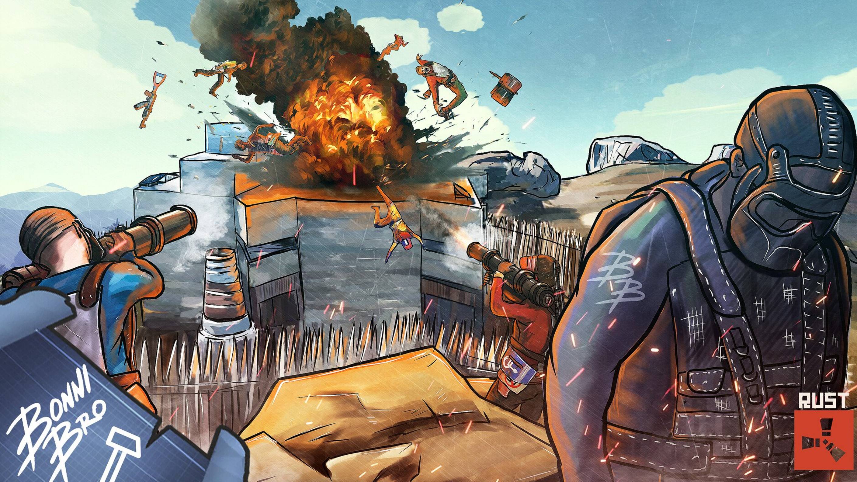 Rust развитие на новом серваке