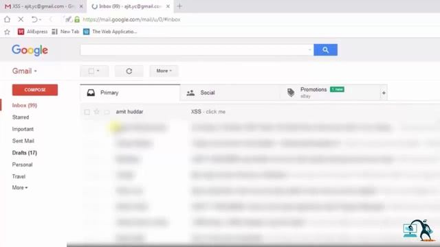 Ethical Hacking  XSS Cross site  Scripting 34   Cookie grabbing via mail hyperlink
