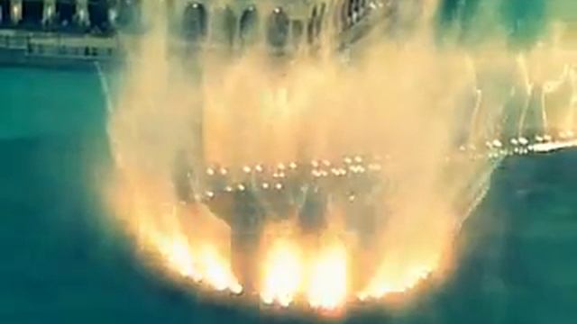 Дубай-красивые фонтаны!