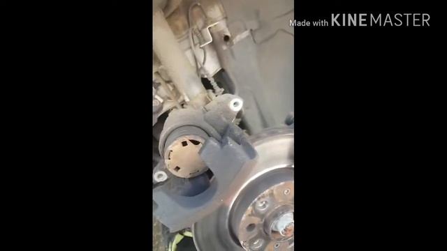 How to change the front brake pads on a Vauxhall Corsa D