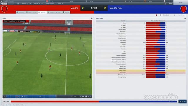 Football Manager 2012 Man Utd Vs Man Utd Reserve