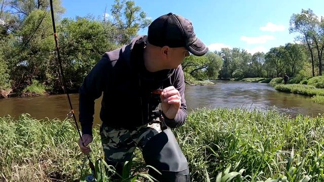 р.Протва ?Ловля голавля весной ? Тройник в палец