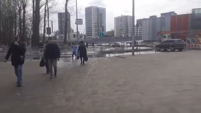 Московское метро временная наземная пересадка на Электрозаводской