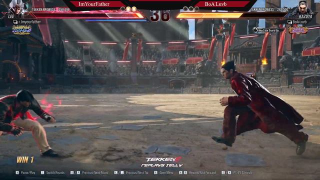 Tekken 8 🔥 ImYourFather (Lee Chaolan) Vs BoA Luvb (Kazuya) 🔥 Ranked Matches!