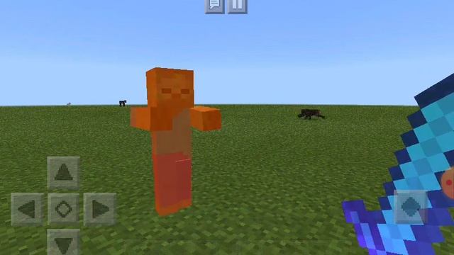 Как сделать в майнкрафте горящий Меч