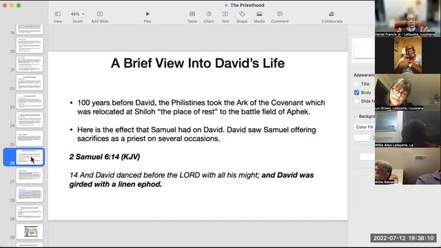 David And The Priesthood