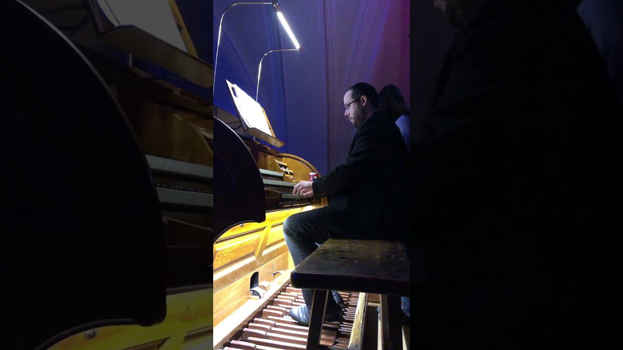 Титулярный органист папской базилики Св. Михаила в Мадриде Даниэль Сальвадор