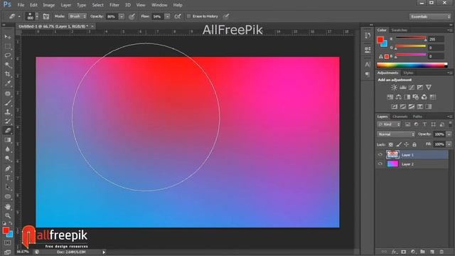 Cover Background Design | Adobe Photoshop Tutorial | Abstract Background