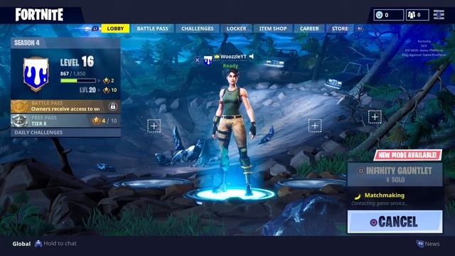 Thanos Mode With Woozzle  (Fortnite)