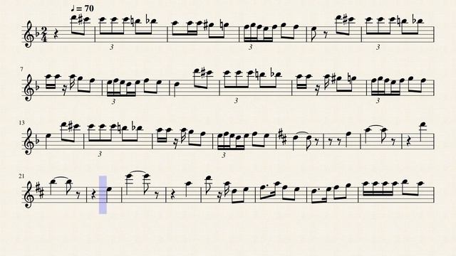 Habanera From Carmen Flute By Bizet