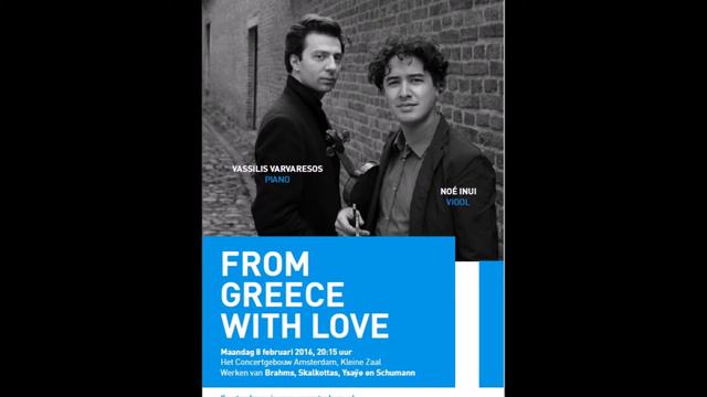 AUDIO, Live From Concertgebouw: Noé Inui En Vassilis Varvaresos In E. Korngold´s Gartenszene