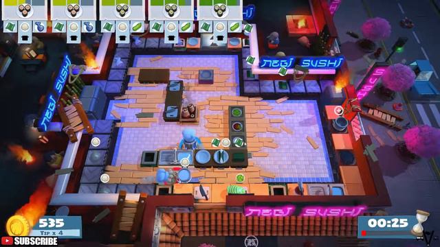 Overcooked 2 Lets Play/Gameplay Part 2 Cooking Is Hard Work