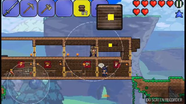 Terraria Let's Play Ep 3: Dryad! Traveling Merchant! Katana