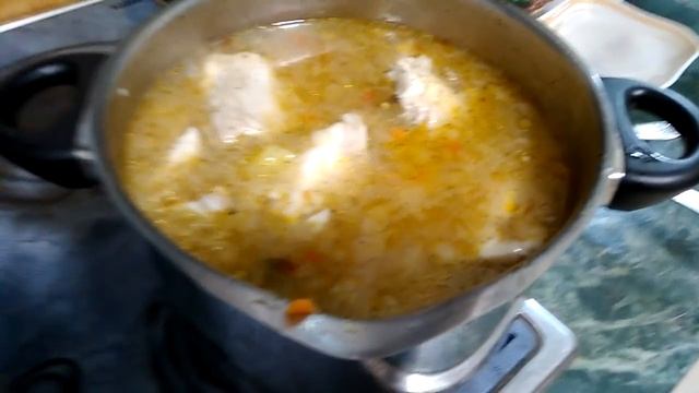 Суп рисовый С котом Филей