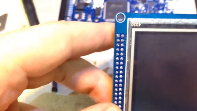 Arduino Due шлейф вместо шилда для дисплея 4.3