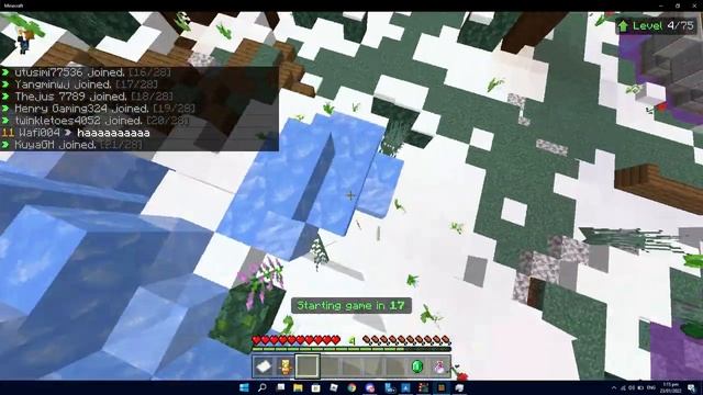 Playing The Hive Skywars On M Centres Launcher (First Video)