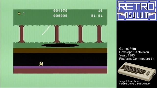 Twitch Archive: NOT Pitfall, C64 - Turns Out It's A Pitfall Clone :-)
