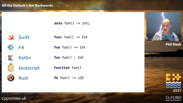 All The Default's Are Backwards - Phil Nash [ C++ On Sea 2021 ]