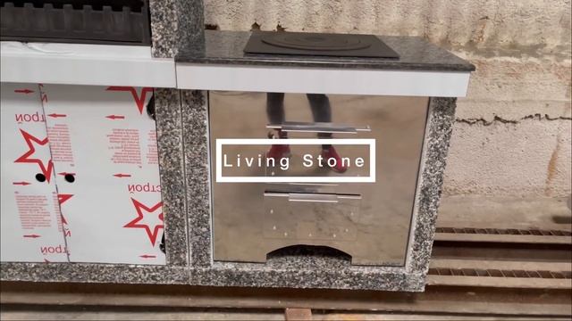 БАРБЕКЮ КОМПЛЕКС ИЗ НАТУРАЛЬНОГО КАМНЯ ОТ КОМПАНИИ LIVING STONE