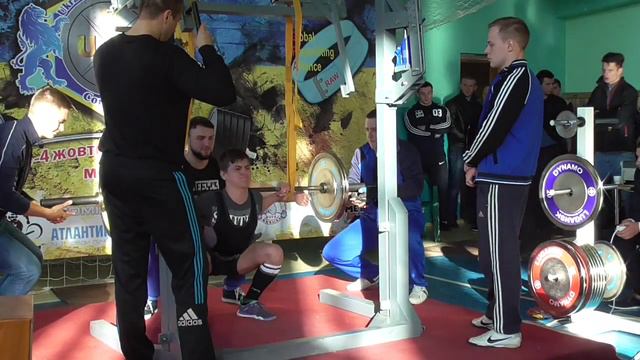 054 Дегтяр Антон. Приседания 105 кг. Кубок Украины 2015 (UPC)