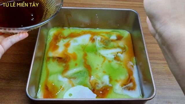 RAU CÂU SƠN THỦY - Cách đổ rau câu sơn thủy giòn béo nước cốt dừa ngon đẹp mắt - Tú Lê Miền Tây