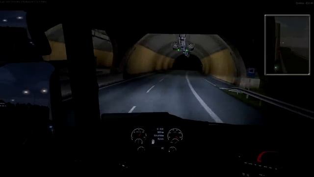 Euro Truck Simulator 2 |Ночные покатушки| Часть 1