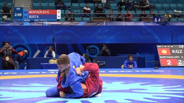 1/2 Men's GP Gi - 84 Kg: A. MURTAZALIEV (KGZ) V. R. BERTI (ITA)