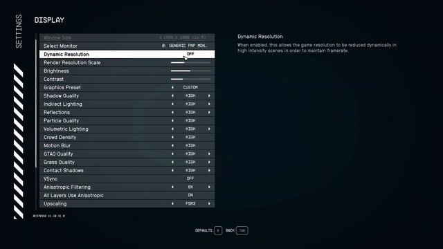 Starfield (Patch V 1.10.31.0 Vs V 1.10.30.0) - RTX 2060 Super