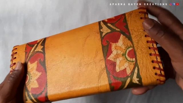 Two Handcrafted Leather Bags - With LEATHER BATIK PAINTING | EP - 4
