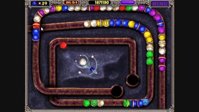 Let's Play Zuma Sparkle Edition (Adventure Mode) - Two Final Stages (Stage 12 And 13)