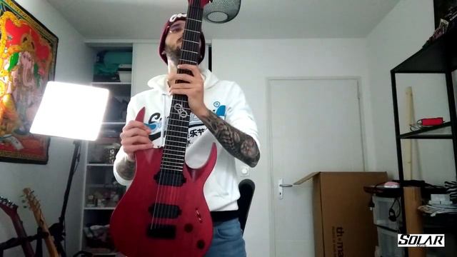 Unboxing Solar Guitars A2.7TBR G2