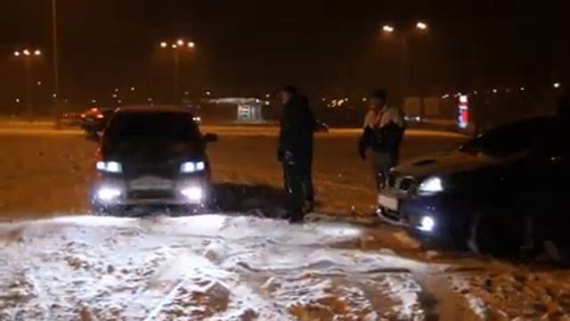 Ледяной AVEO Дрифт Симферополь - часть 3