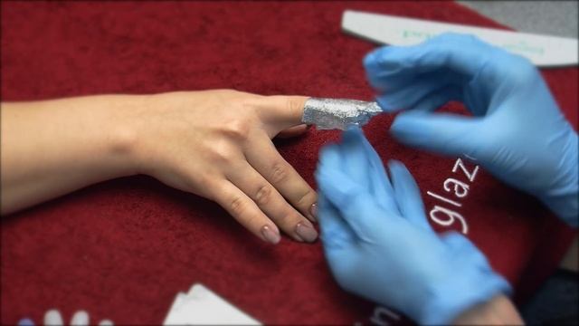 Снятие гелевого лака