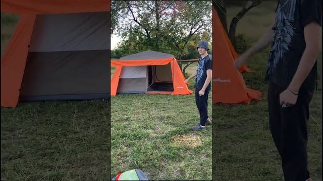 Палатка 2 в 1! Спальня + кухня