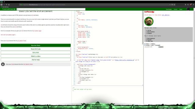 #100DaysOfCode Day 1/100 - Responsive Web Design #1