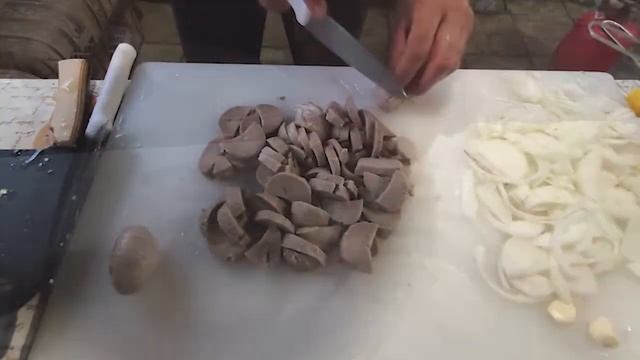 жареные бараньи яички! жареныеяйцанасковороде бараньияички Бараньияйца