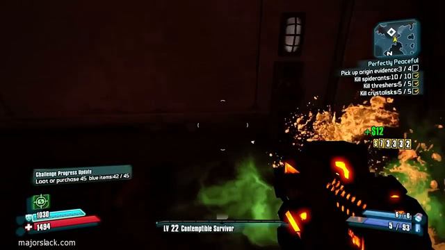 Borderlands 2 - Perfectly Peaceful Walkthrough - Echo Recorder 4 [Part 113]