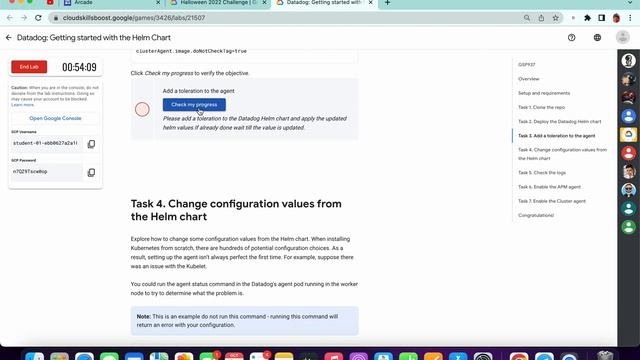 Datadog: Getting Started With The Helm Chart || #qwiklabs || #GSP937