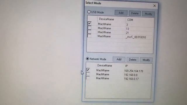 Making Connection Through Ethernet Cable Between X7 DSP CARD  And LaserCAD