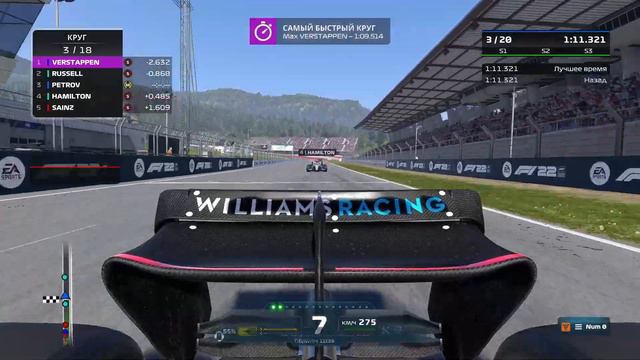 Первый спринт в сезоне Карьера пилота F1 22