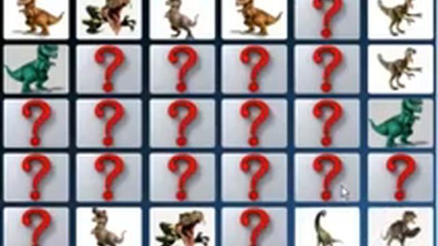 Dinosaur Memory Challenge Game Expert Mode Score 55