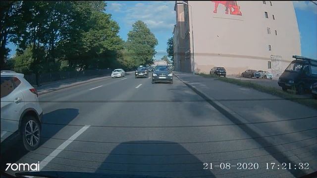 0-2 Пример записи Видеорегистратор 70mai D07 - задняя камера